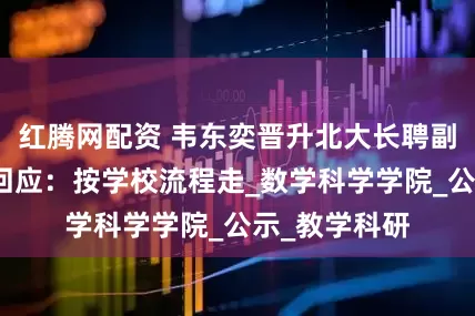 红腾网配资 韦东奕晋升北大长聘副教授?校方回应:按学校流程走_数学科学学院_公示_教学科研