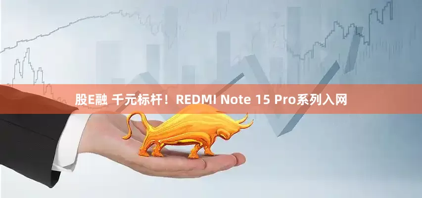 股E融 千元标杆！REDMI Note 15 Pro系列入网