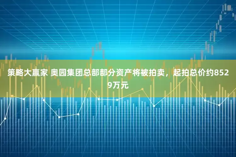 策略大赢家 奥园集团总部部分资产将被拍卖，起拍总价约8529万元
