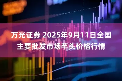万光证券 2025年9月11日全国主要批发市场芋头价格行情